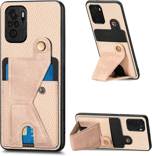Vista 217 de Funda para Oppo K10x / OnePlus Nord CE 2 Lite 5G Funda para Realme 9 5G / 9 Pro / Q5 / V25 Funda de piel sintética con ranuras para tarjetas