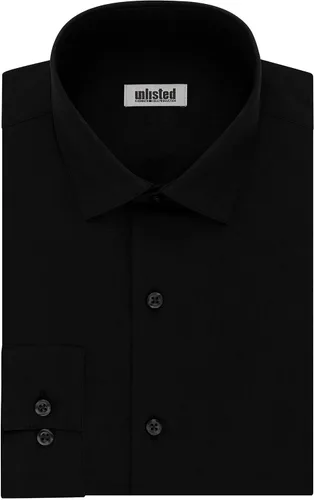 Vista 3 de Kenneth Cole Mens Dress Shirt Slim Fit Solid