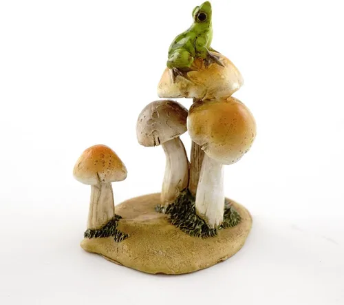 Vista 10 de Top Collection - Estatua miniatura para jardín de hadas y terrario Poco hada bostezando