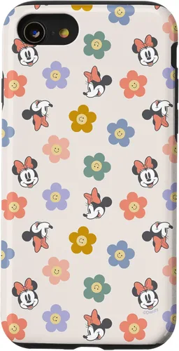 Vista 17 de Funda para iPhone 11 de Disney Minnie Mouse Springtime Flowers and Happy Smiles