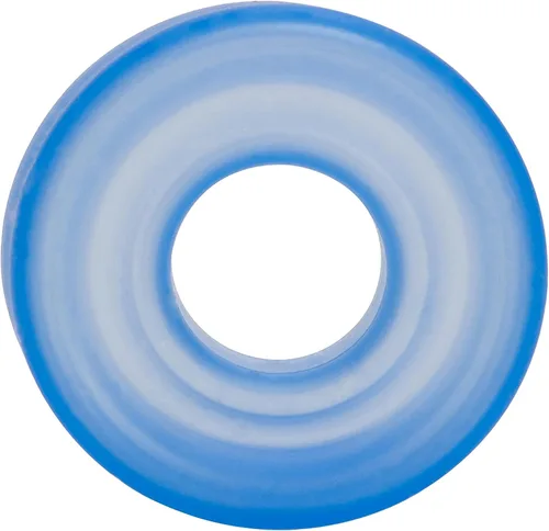 Vista 3 de CalExotics Advanced Silicone Pump Sleeve - Bomba de pene masculino Accesorio de anillo de confort - 3 pulgadas - Azul