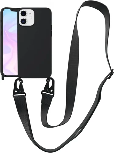 Vista 76 de Funda compatible con iPhone 8 Plus, iPhone 7 Plus/6 Plus/6S Plus con cordón, funda cruzada para iPhone con correa ajustable de silicona para iPhone