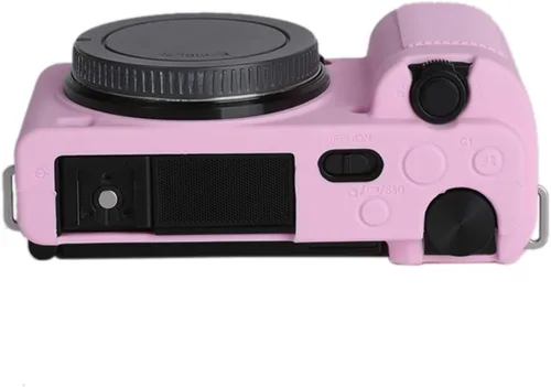 Vista 5 de ZV-E10 - Funda de silicona para Sony ZV-E10, color rosa Rosado