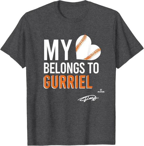 Vista 8 de My Heart Belongs To Yuli Gurriel Camiseta