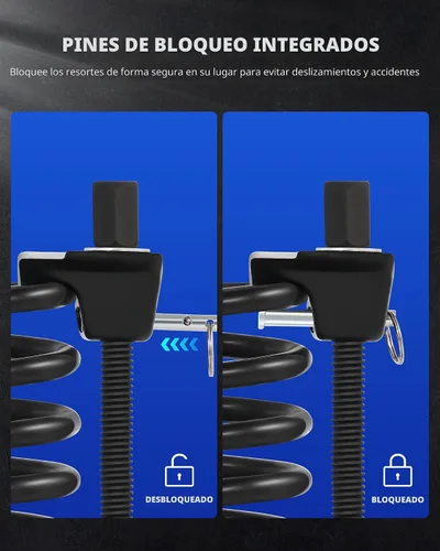 Vista 6 de Orion Motor Tech Macpherson - Juego de 2 herramientas de compresor de resorte de puntal con rango de 10.5 pulgadas, herramientas de compresor
