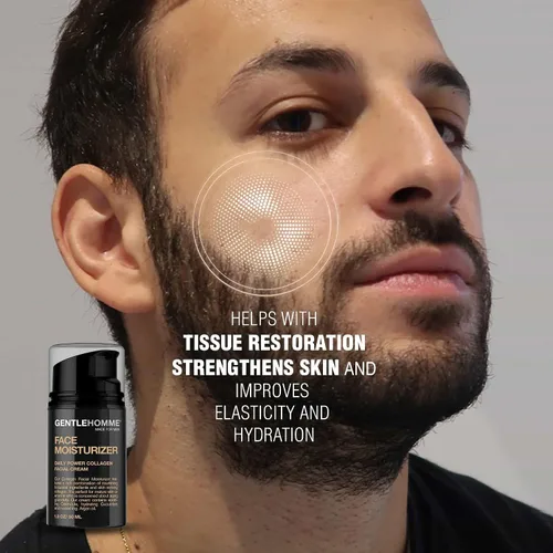 Vista 7 de Gentlehomme Kit facial – bolsa, crema facial y limpiador para hombres, esenciales para la cara para viajes, juego de cuidado de la piel de viaje