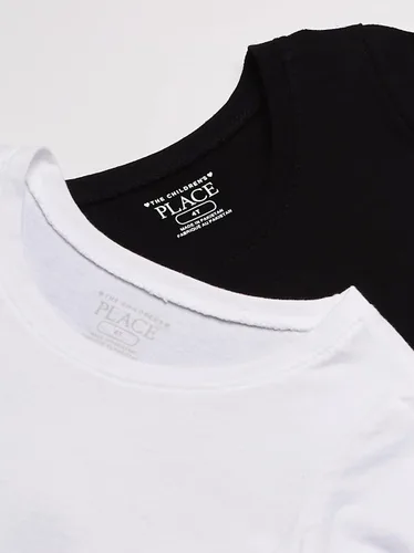 Vista 3 de The Children's Place baby girls Basic Layering Long Sleeve Tee 2 Pack