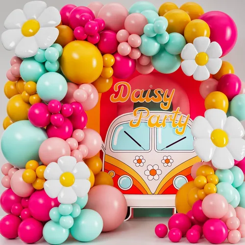 Vista 15 de Kit de arco de guirnalda de globos de mago mágico todo en 1 con snitch adicional para decoraciones de cumpleaños de mago mágico, suministros