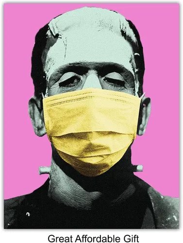 Vista 6 de Frankenstein - Pósteres de 8 x 10 ea – Decoración de Frankenstein – Decoración de cine en casa – Juego de arte de pared de película de terror