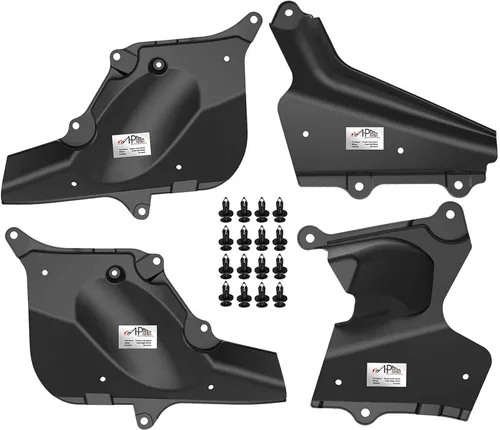 Vista 11 de A-Premium Protectores de salpicadero Compatibles con Toyota 4Runner 2003-2009 FJ Cruiser 2007-2014 Land Cruiser Prado 2003-2019 Juego de 4