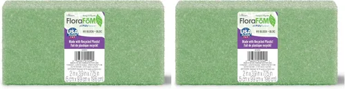 Vista 14 de FloraCraft Bloque FloraFōM de 1.9 pulgadas x 1.9 pulgadas x 4.9 pulgadas, color verde
