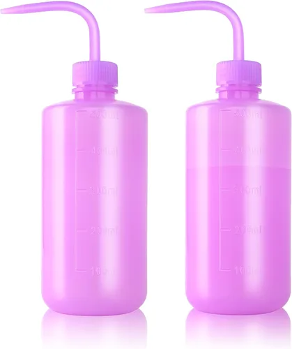 Vista 7 de Melphoe Exprimidor de botellas de lavado de tatuajes, 2 botellas de agua de 5.1 fl oz para riego de suculentas, herramientas de riego de enjuague