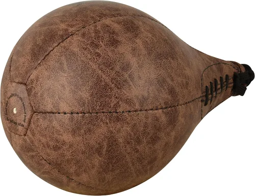 Vista 9 de FISTRAGE Speed Ball Bolsa de boxeo de cuero MMA Muay Thai entrenamiento punzonado Dodge Striking Kit con giro libre entrenamiento Speedball Kicking