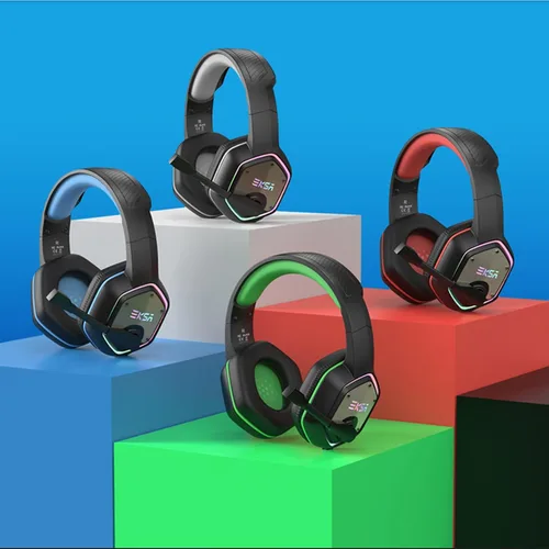 Vista 6 de EKSA E1000 - Auriculares USB para juegos para PC auriculares de computadora con cancelación de ruido de micrófonomicrófono auriculares con cable