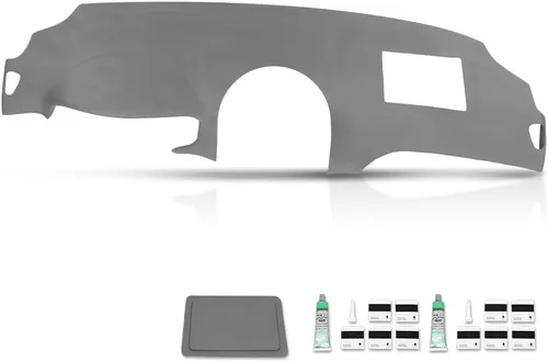 Vista 32 de PIT66 Cubierta de bisel de tablero TPE negra compatible con Buick Apollo/Olds Omega 1972-1974 Compatible con Chevy Chevy II/Chevy Nova 1969-1974