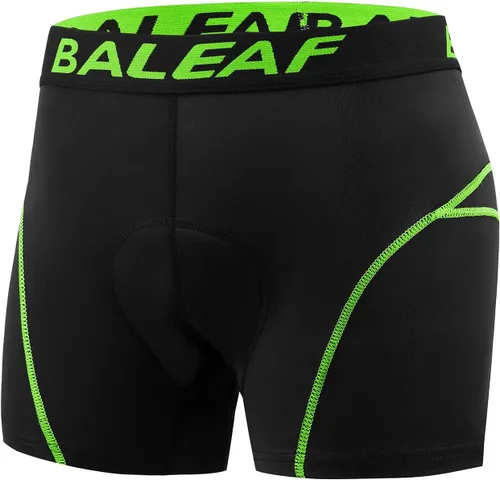 Vista 23 de baleaf Pantalones cortos de ciclismo acolchados 3D para hombre, ropa interior de ciclismo MTB Liner