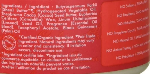 Vista 4 de Shea Moisture Aceite de palma roja y manteca de cacao, 3.75 libras