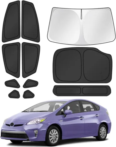Vista 11 de T TGBROS Parasol para parabrisas para BMW X1 F48 2016 2017 2018 2019 2020 2021 2022 para ventana de automóvil, con bloqueo UV grueso y opaca