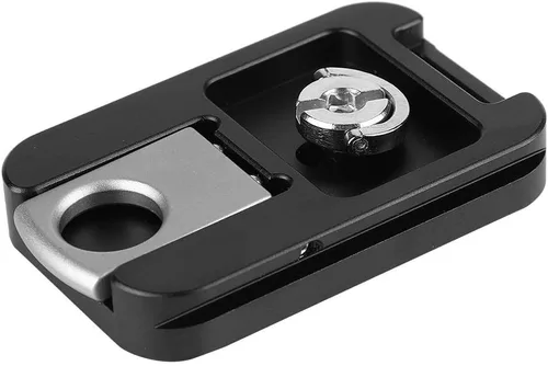 Vista 6 de Placa de liberación rápida, cámara de aleación de aluminio QR-60, placa universal de zapata rápida con placa de trípode de montaje de tornillo
