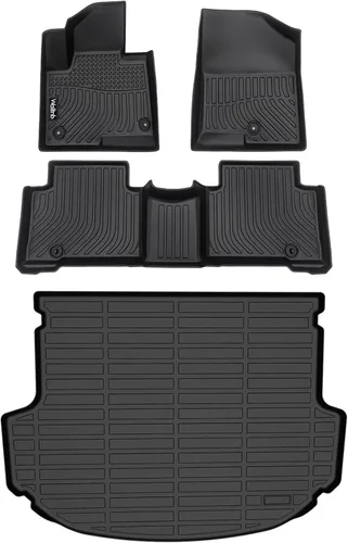 Vista 124 de Tapetes de piso para todo clima y forro de carga con respaldo para Chevrolet Suburban de 7 asientos 2021-2025 / GMC Yukon XL de 7 asientos