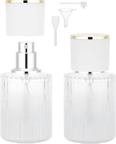 Vista 20 de Segbeauty Botellas de perfume de vidrio de 1 oz vacías, 2 piezas, botellas de perfume de viaje rellenables, botella de viaje de colonia de 1.0 fl