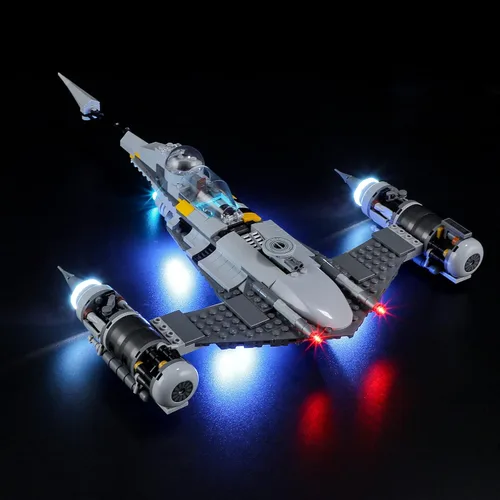 Vista 3 de BRIKSMAX - Kit de iluminación LED para LEGO-75325 The Mandalorian's N-1 Starfighter - Compatible con el modelo de bloques de construcción de Lego