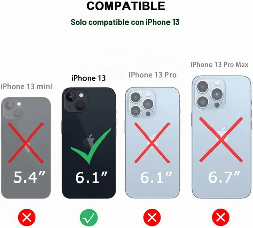 Vista 7 de TENDLIN Compatible con Funda para iPhone 13 de Grano de Madera con Textura de Fibra de Carbono Diseño Híbrido de Cuero Compatible para iPhone 13
