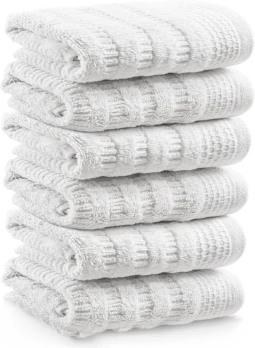Vista 16 de Softerry Juego de toallas de baño de algodón orgánico puro, 100% algodón suave, extra absorbentes y duraderas, de secado rápido de 500 GSM, calidad