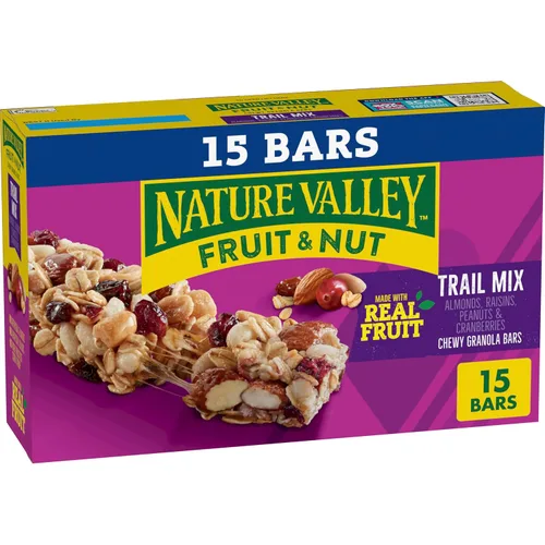 Vista 16 de Nature Valley Barras de granola de frutas y nueces, cereza de chocolate oscuro, 6 unidades, 7.4 onzas