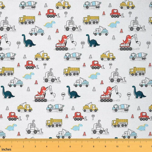 Vista 8 de Tela de lunares por yarda, tela de decoración de puntos redondos para suministros de costura, telas de estilo moderno y simple para tapicería y Azul