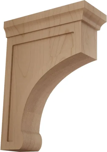 Vista 8 de Ekena Millwork Gomez - Soporte de madera, BKTW02X04X06GORW Madera de caucho.