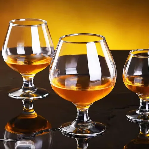 Vista 7 de Copas de vino de brandy, juego de 12 copas de vino de vidrio