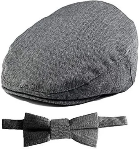 Vista 104 de Born to Love Gorro de conductor a rayas para niños pequeños