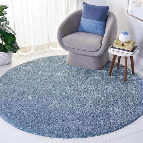 Vista 35 de SAFAVIEH Tahoe Shag Collection - Alfombra de área de 2 x 7 pies, color gris, diseño geométrico, felpa de 1.2 pulgadas de grosor, ideal para zonas