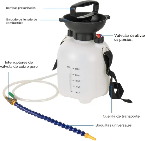 Vista 3 de AIGMISON Bomba de fluido de transmisión 3L, bomba manual de fluido de transmisión automotriz, bomba de aceite de transmisión, sistema de llenado