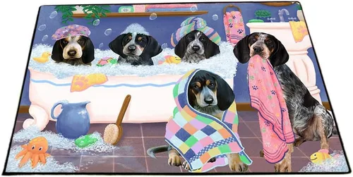 Vista 19 de Doggie of the Day Bluetick Coonhound - Tapete para perros - Día de la Independencia del 4 de julio - El mejor tapete para perro - Decoración