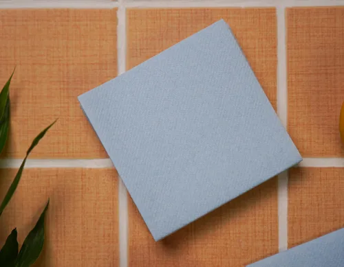 Vista 5 de Servilletas de cóctel, paquete de 100 servilletas desechables de lino de lujo como Airlaid, suaves y absorbentes, servilletas de cóctel para cocina