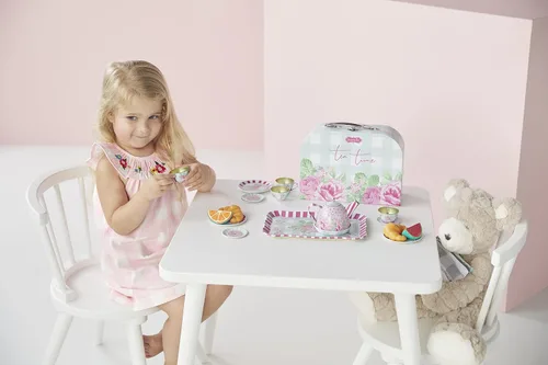 Vista 2 de Mud Pie Vestido fruncido a cuadros para bebé