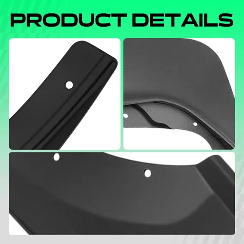 Vista 8 de YHTAUTO Protectores contra salpicaduras de repuesto para Ford Explorer 2011-2018, accesorios para guardabarros para automóvil, protector de rueda