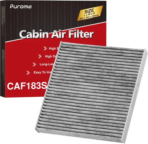 Vista 20 de Puroma Filtro de aire de cabina Carbón activado para CP930 CF10930 CAF1869P