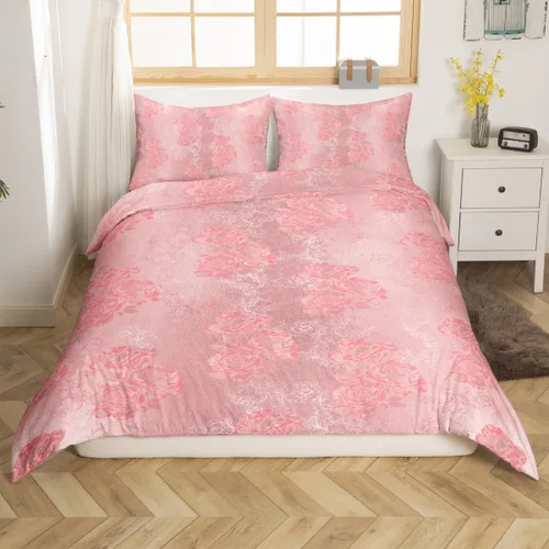 Vista 34 de Erosebridal - Juego de ropa de cama kawaii, juego de funda de edredón con diseño de fresa rosa, para mujeres, niñas y niños, decoración