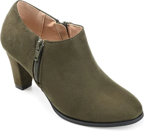Vista 8 de Journee Collection Womens Sanzi Zippered High Heel Lightweight Ankle Bootie