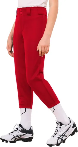 Vista 8 de Pantalón de béisbol para niñas Stelle, pantalones de softball para niñas, pantalones de béisbol para niños, pantalones de fastpitch con bolsillos