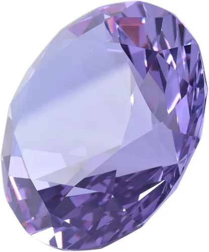 Vista 9 de LONGWIN Pisapapeles de diamante de cristal de 80 mm (3.1 pulgadas), joyas para decoración de boda, centros de mesa, decoración para el hogar (Azul)