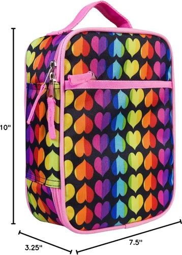 Vista 10 de Wildkin Bolsa de almuerzo ecológica reciclada y recipientes anidados para aperitivos para organizar y llenar platos por todas partes