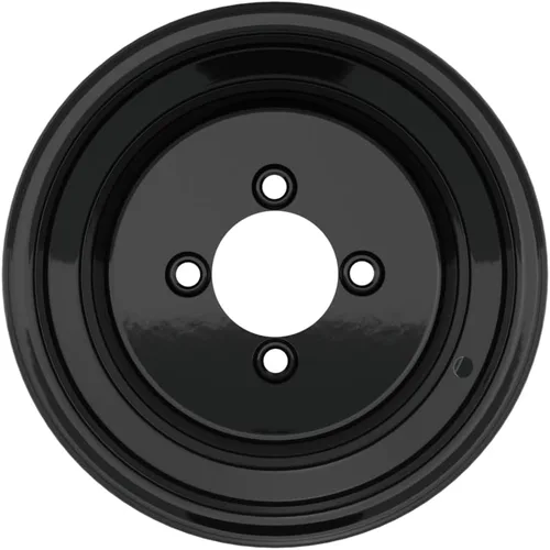 Vista 5 de GTW Combo de ruedas y neumáticos para carrito de golf de 10 pulgadas Ruedas de acero negro mate en neumáticos de tracción Terra Pro S-Tread