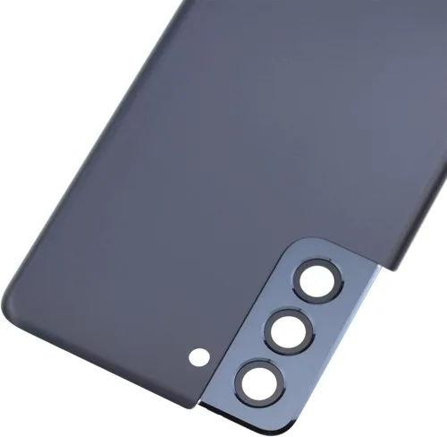 Vista 3 de Phantom - Cubierta de plástico gris para Samsung Galaxy S21 con marco de cámara trasera, cubierta de cristal de la cámara trasera, kit