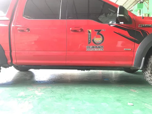Vista 4 de Estribo eléctrico eléctrico desplegable, escalón lateral para Ford F150 2014-2023
