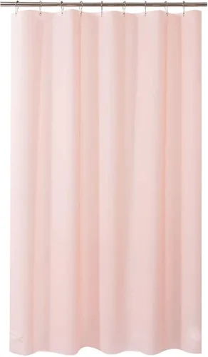 Vista 25 de AmazerBath Cortina de ducha larga de 36 x 84 pulgadas, cortina de ducha transparente de PEVA grueso resistente, cortina estrecha con 2 piedras