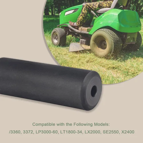 Vista 4 de 30240-0 Rueda de rueda de cubierta (7.5 pulgadas de largo) compatible con cortadoras de césped Dixie Chopper 3360, 3372, LP3000-60, LT1800-34